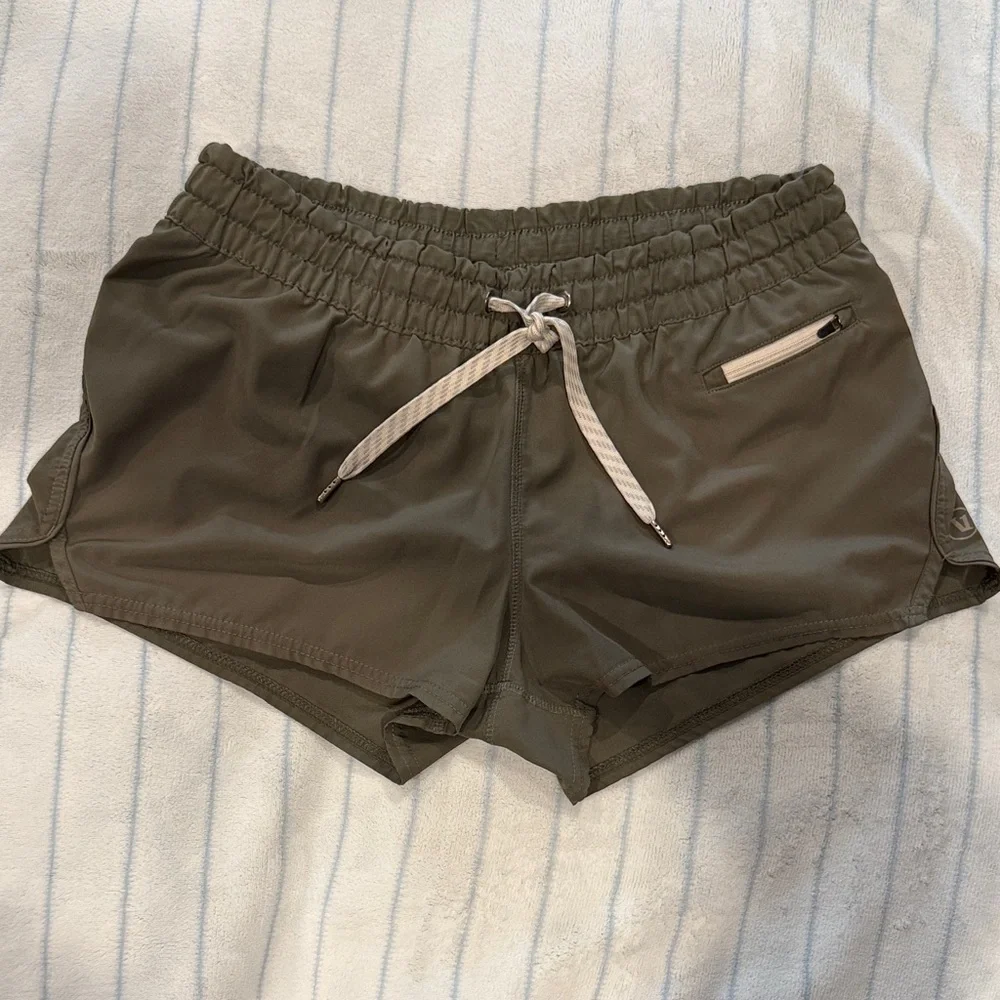 Olive Green Women's Shorts - Picture 1 of 2